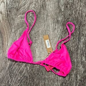 SKIMS Hot Pink Triangle Bra